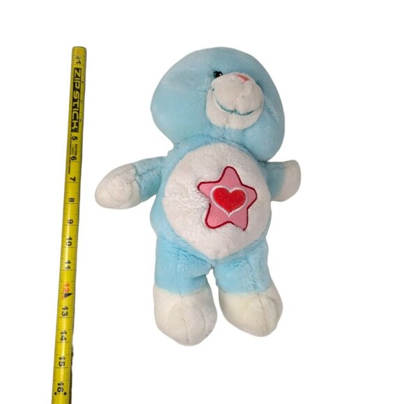 2004 Care Bear Cousins Blue Proud Heart Cat Plush Stuffed Animal Soft Toy 14" - Picture 4 of 8